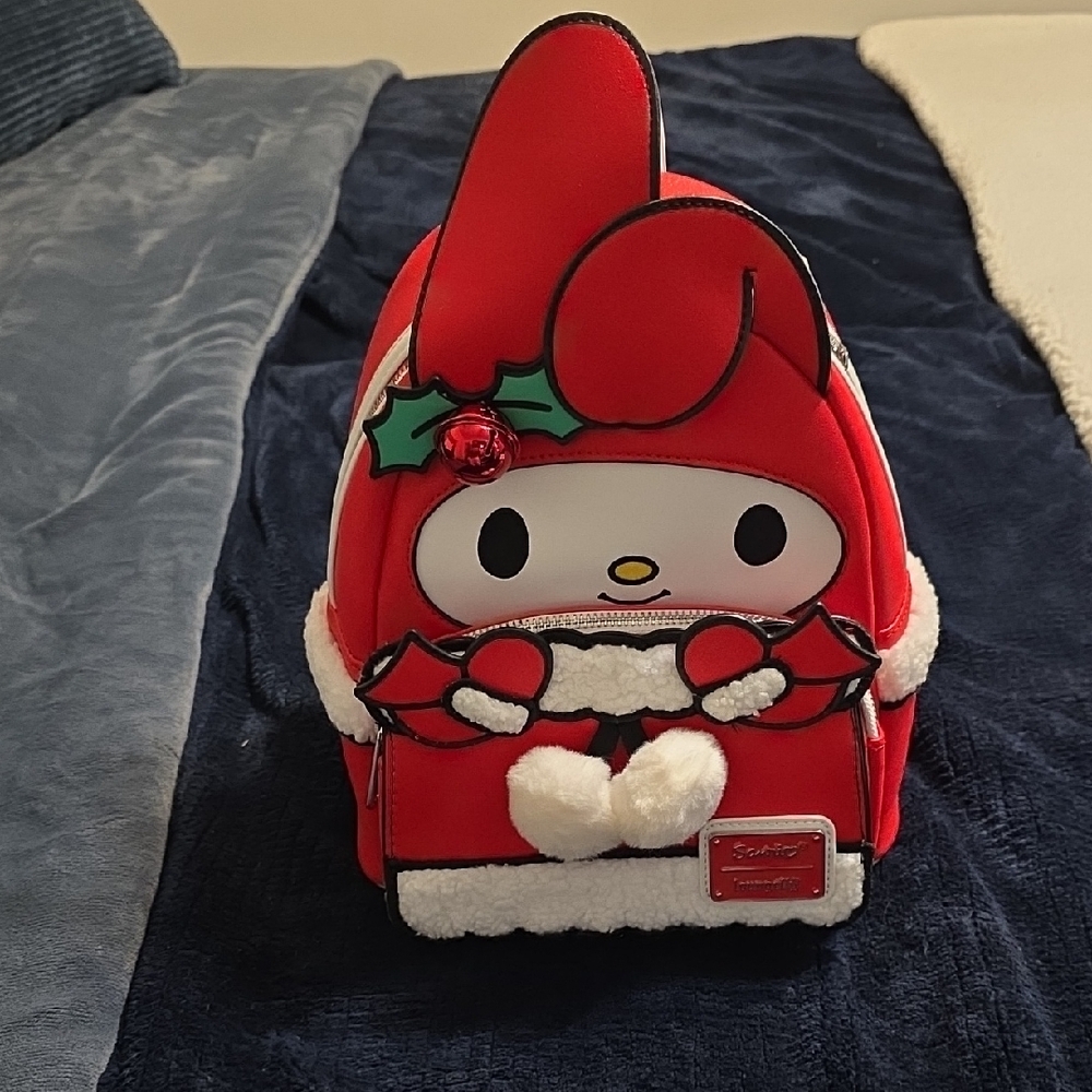 Loungefly Red My Melody Holiday Backpack